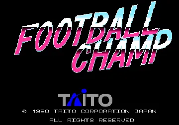 Hat Trick Hero (Japan) screen shot title